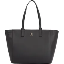 Tommy Hilfiger Th Soft Logotape Tote Bag Black