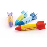 Intex Unterwasser Torpedos Spielzeug, Tauchspiel für Kinder, Dive Toys mit Punktwerten, Buntes Wasserspiel für Pool & Schwimmbad