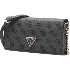 GUESS Noelle Xbody Flap Organizer Coal Logo