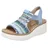 Rieker Plateau-Sandaletten Damen Blau 39