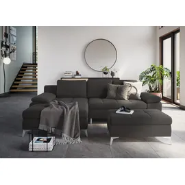 sit&more Stauraumhocker Latigo 98 x 44 x 68 cm Grau