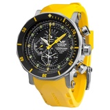 Vostok Europe YM86-620A505-YLW Herren-Alarm-Chronograph Lunokhod 2