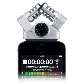 Zoom iQ6 XY Stereo Mikrofon für iPhone/iPad – optimierte Stereo-Aufnahmen für Videos, Podcasts, Musik & Interviews
