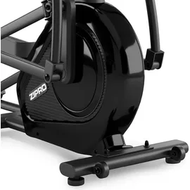 Zipro Crosstrainer Ellipsentrainer bis 120 kg, Crosstrainer für Zuhause, Heimtrainer mit 32 Widerstandsstufen, Exercise Machines, Cardio Trainingsgerät, Pulssensor, Bluetooth, Schwungrad 6kg