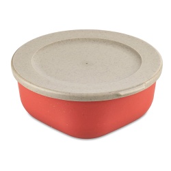 Koziol Frischhaltedose CONNECT BOX mit Deckel, 700 ml, Langlebige Brotdose um Lebensmittel frisch zu halten, Farbe: koralle