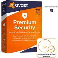 Avast! Avast Premium Security (1-Device) - 1 Year [PC/MAC]