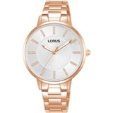 Seiko Lorus Damen-Uhr Quarz Goldauflage mit Metallband RG220VX9