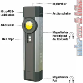 Kunzer PL-031 LED Arbeitsleuchte akkubetrieben