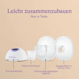 Lansinoh tragbare Doppelmilchpumpe