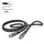 Hama Antennen-Kabel Koax-Stecker - Koax-Kupplung 3 m Grau/Schwarz