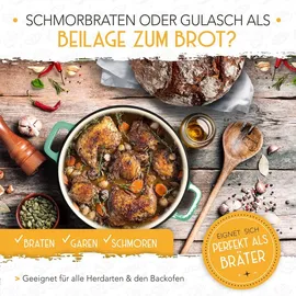 krustenzauber Brotbackform Gusseisen 26 cm