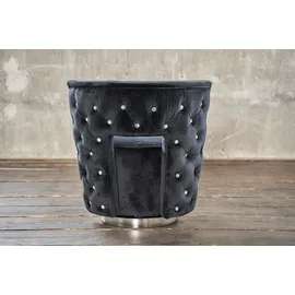 KAWOLA Cocktailsessel SENSO Velvet 70 x 80 x 70 cm Schwarz