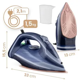 Berdsen Dampfbügeleisen 333001 blau