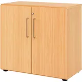 HAMMERBACHER Aktenschrank 928T2, V928T2/6/6/BS buche 1 Fachboden 80,0 x 42,0 x 74,8 cm