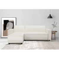 Dorel Home Ecksofa »Allie Schlafsofa 230 cm mit Relaxfunktion in der Rückenlehne«, Schlaffunktion (108/194,5cm), trendiger Cord o. pflegeleichter Velours