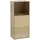 Villeroy & Boch Finion Seitenschrank F51, F510GNPC 41,8x93,6x27cm, rechts, Regal oben Walnut Veneer, Oak Veneer