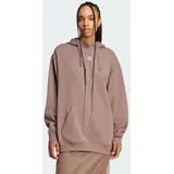 Adidas Originals Essentials Loose French Terry Kapuzenpullover - Trace Brown - M