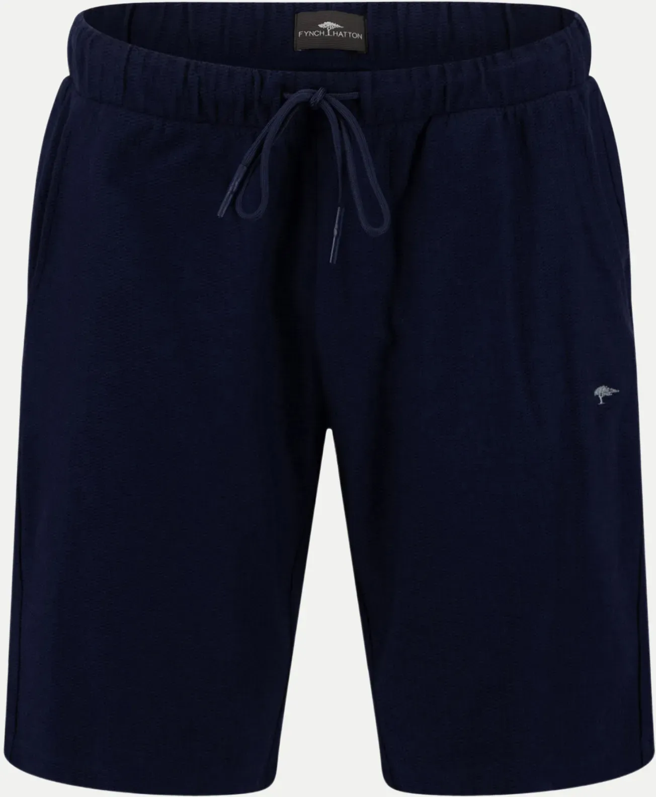 Shorts mit Strukturmuster Blau M