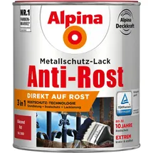 Alpina Anti-Rost Metallschutz-Lack 750 ml glänzend rot