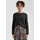QS Strickpullover mit Strukturmuster Schwarz S