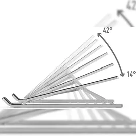 Durable LAPTOP STAND Fold silber