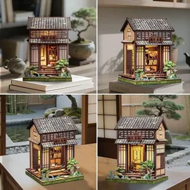 CUTEBEE Puppenhaus Miniature House Kirishima Cha-an 19 x 14 cm