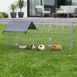 Freigehege Mit Sonnenschutz Tiergehege Tierlaufstall Freigehege Freilauf Freilaufgehege Kaninchenkäfig Kaninchenstall Gehege