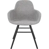 ZUIVER Albert Kuip Soft Armlehnstuhl, light grey