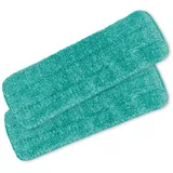 Clean Maxx CLEANmaxx Wischmopp Komfort - Ersatz-Tücher 2er-Set, türkis
