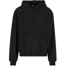 URBAN CLASSICS Jaquard Velvet Kapuzenpullover Black 3XL