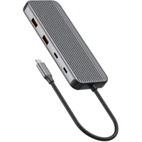 COFI 1453 Sitecom 8 in 1 USB C Multiport Adapter Pro mit 2x HDMI und 100W PD