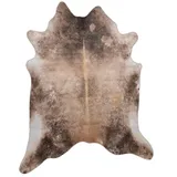 Gino Falcone Teppich Teppich modern Design, braun, Teppich Kuhfell-Optik, Höhe: 3 mm, Teppich Kuhfell-Optik braun 100 cm x 130 cm x 3 mm