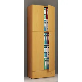VCM Lona Aktenschrank 70 x 200 x 39 cm buche