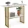 Costway Konsolentisch Marmor 120x30x93 cm grau