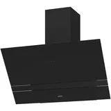 Oranier Kopffrei Wandhaube Umluft 90cm schwarz schräge Dunstabzugshaube ALIS90S2