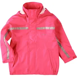 BMS Matschjacke - Buddeljacke - 100% wasserdicht Kinder rosa 116 cm - 6J