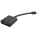 Value Mini DisplayPort-VGA Adapter 15 cm Schwarz