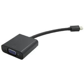 Value Mini DisplayPort-VGA Adapter 15 cm Schwarz