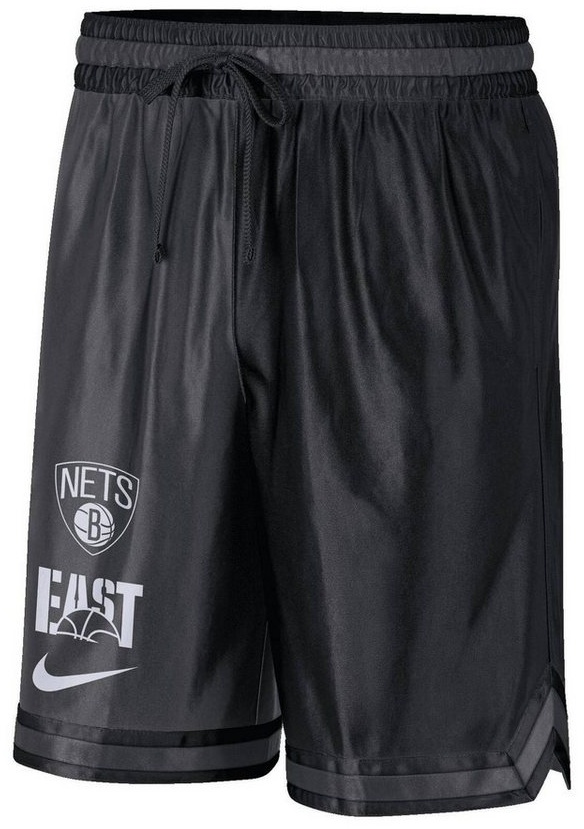 Nike Trainingsshorts Herren Basketballshorts NBA BROKLYN NETS COURTSIDE (1-tlg) grau|schwarz S