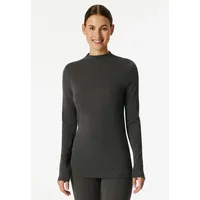 SCHIESSER Unterziehshirt Premium Warming in dunkelgrau-gem. | Gr.: 46