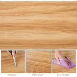 Mondeer Esstisch Klappbarer Küchentisch mit 1 Schublade und zwei Lagerregalkonsolen Esszimmertisch Kaffeetisch mit verstellbaren Füße - Braun