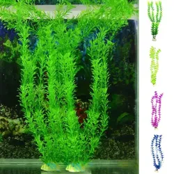 Aquarium-Pflanzen, künstliches grünes Gras, Ornament, Aquarium-Dekoration
