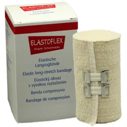 ELASTOFLEX Elastische Langzugbinde 10cm x 5m Natur 1 St Binden