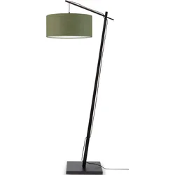 Stehlampe GOOD & MOJO "Andes" Lampen Gr. Ø 60cm H: 176cm, grün Bogenlampe Stehlampe