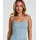Hunkemöller Layershirt "Super Comfort Top", Damen, Gr. S, blau, 60% Polyamid, 32% Elasthan, 8% Polyester, Shirts