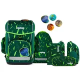 ergobag Schulranzen Lumi-Edition Cubo Light Set 6-teilig Bärtastisch