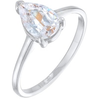 Elli Solitär Zirkonia Tropfen 925 Silber Ringe Damen
