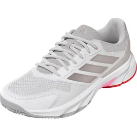 adidas Courtjam Control 3 Cloud White / Iron Metallic / Lucid Red 42    