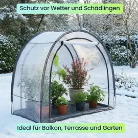 ideoon garden Foliengewächshaus Folie Transparent 175x186 cm 3,25 m2