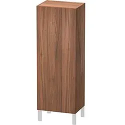 Duravit L-Cube Halbhochschrank LC1179L7979 50x36,3x132cm, Tür links, nussbaum natur